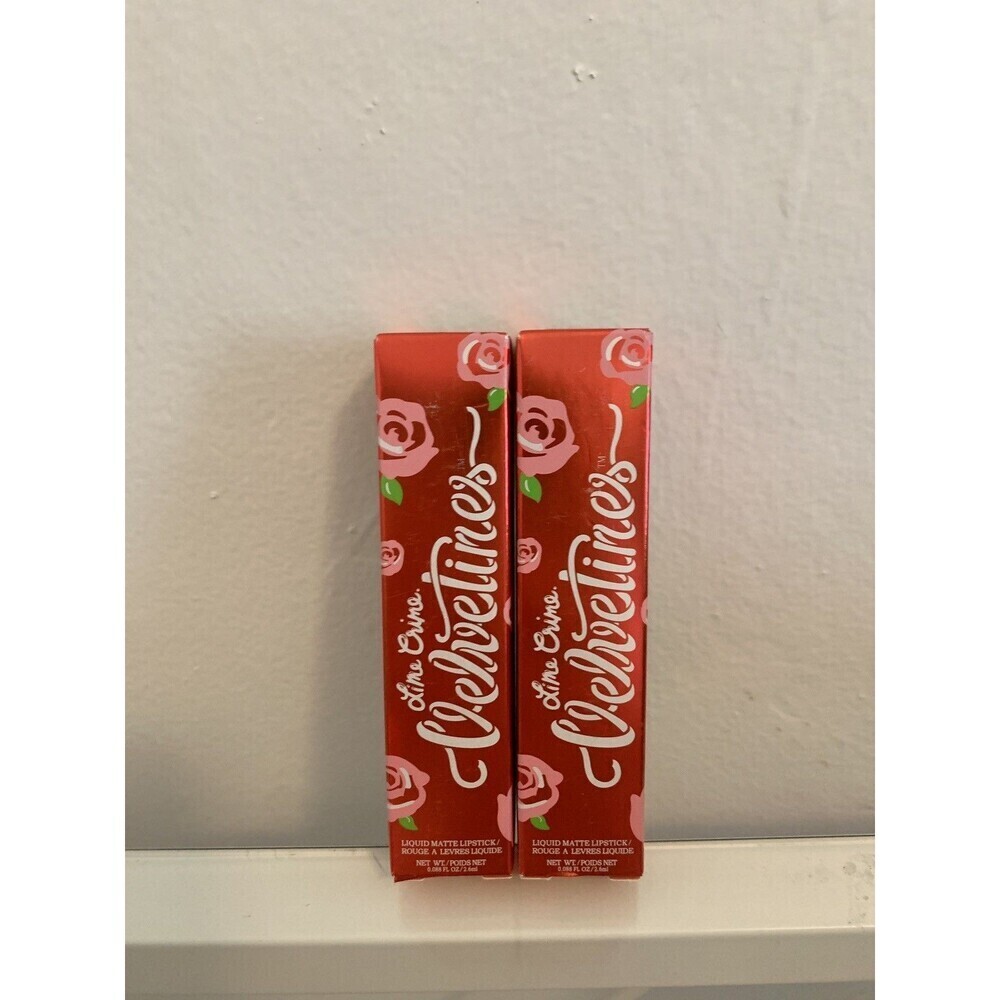 (2) Lime Crime Velvetines Liquid Matte Lipstick Trouble Vegan (NEW) Olive Brown